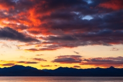 Sunrise over Yellowstone Lake