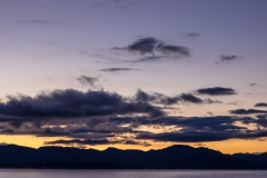 Sunrise over Yellowstone Lake