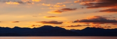 Sunrise over Yellowstone Lake