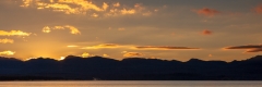 Sunrise over Yellowstone Lake