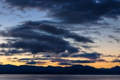Sunrise over Yellowstone Lake