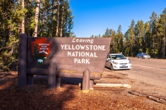 Leaving Yellowstone