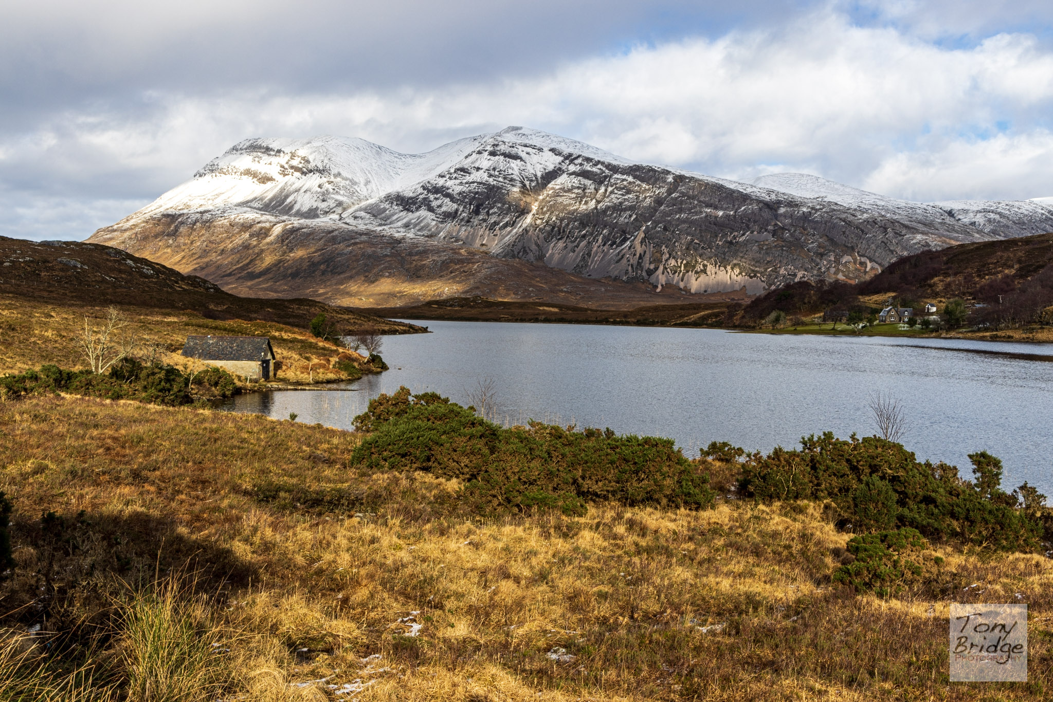 View across Loch Stack